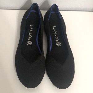 Rothy’s The Flat in Black Solid